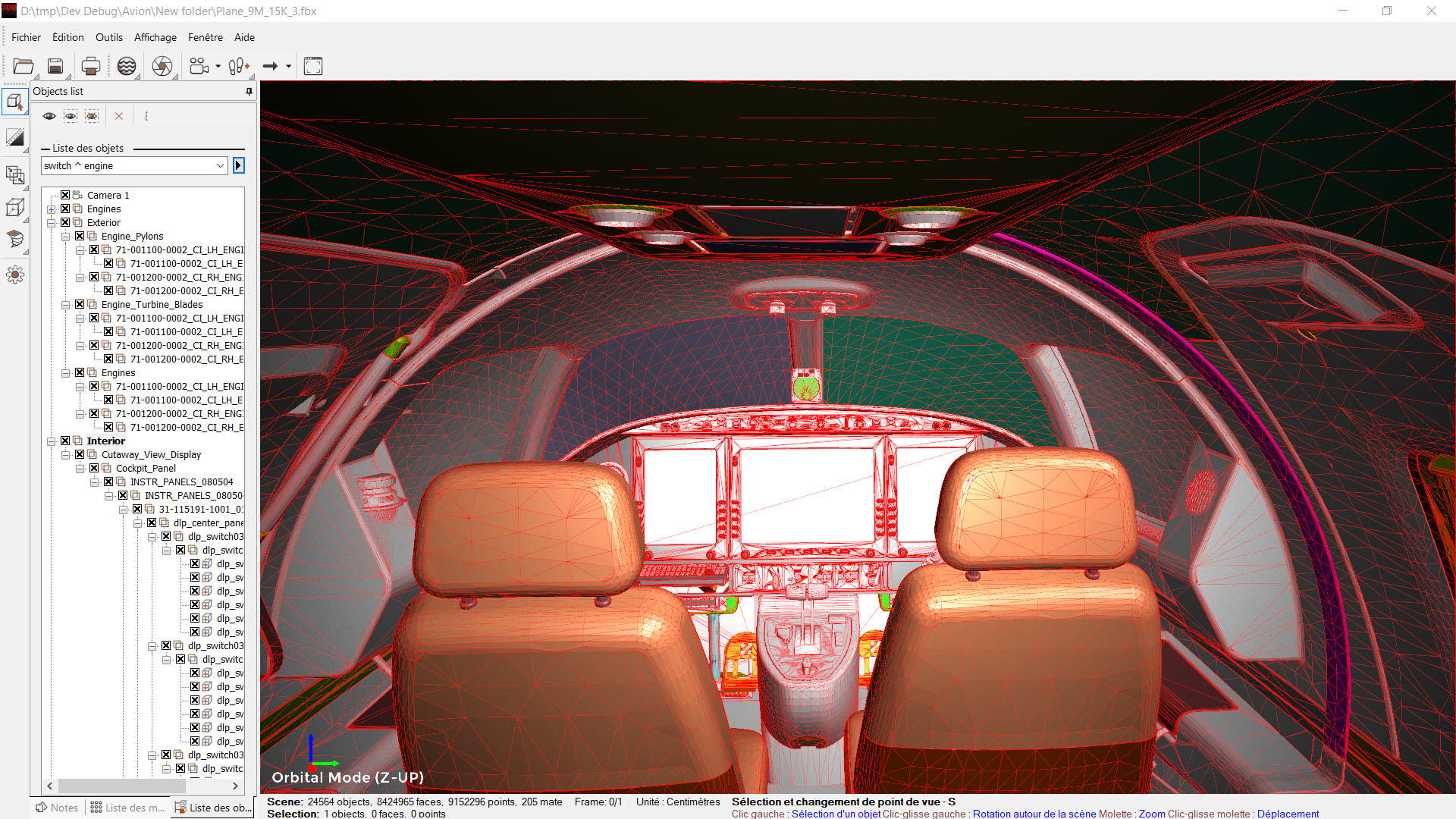 Aperçu du visualiseur de scènes 3D issues des formats Sketchup (skp), Lightwave (lwo), Modo (lxo), Maya (mb, ma), 3ds Max (max), Vrml (wrl), Wavefront (obj), softimage (xsi), stereolithography (stl), DirectX (X)... Le visualiseur inclut de nombreuses fonctions et modes d'affichages comme par exemple la fusion des points confondus, fusion des faces coplanaires... Il permet également la conversion des fichiers.