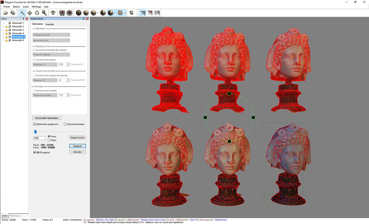 Polygon Cruncher StandAlone is included regardless of the version you choose. Polygon Cruncher StandAlone is included no matter which version of Polygon Cruncher you choose. A complete optimisation studio, Polygon Cruncher StandAlone imports your 3D files, simplifies them and generates normal and occlusion maps for your LODs.